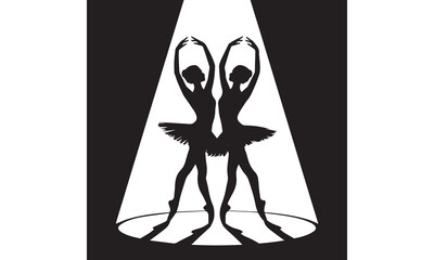 Ballet Dancer Silhouette © Umorarts