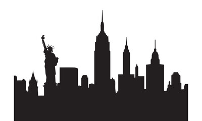 Fototapeta premium Iconic Paris Skyline Silhouette