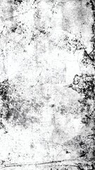 Fototapeta premium Blurred black and white scratched grunge isolated on background, old film effect. Distressed retro paper cracked texture overlays for space or text.