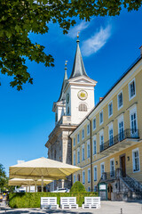 village Tegernsee at the tegernsee lake - bavaria