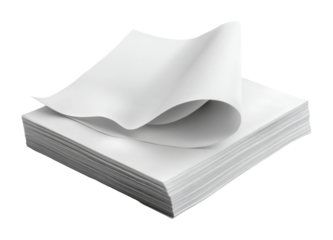 Creative paper design techniques workspace educational content bright environment viewpoint isolated on transparent background