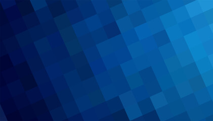 Obraz premium Abstract Blue Pixel Mosaic Vector Background with Cool Tones and Digital Gradient for Modern, Futuristic, and Tech-Inspired Designs for branding, calendar, poster, cover. Vector illustration