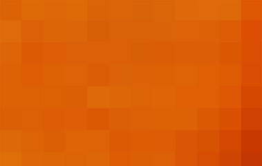 Vibrant Orange Pixelated Background Abstract Geometric Vector Texture with Diagonal Gradient Pattern for Modern Digital Designs. EPS 10. Vector illustration