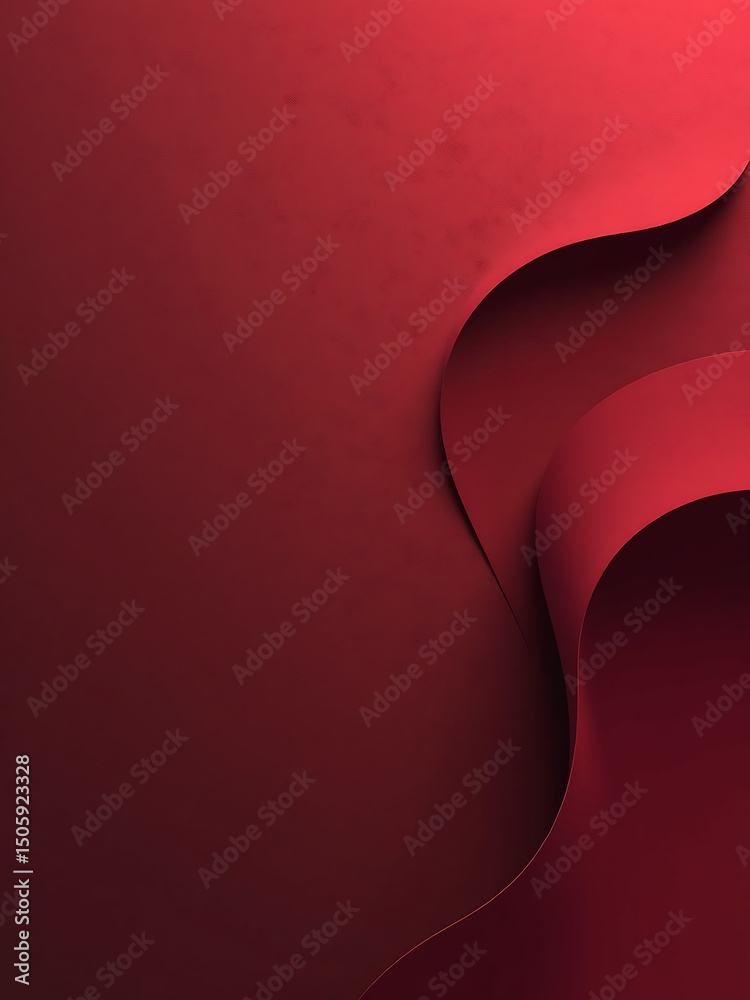 Poster dark red brown matte abstract background gradient effect leaves ample space graphic designs added