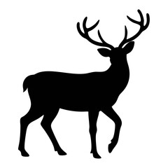  wild Deer Silhouette