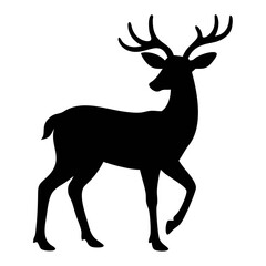 High Definition Fantasy Wildlife deer Illustration