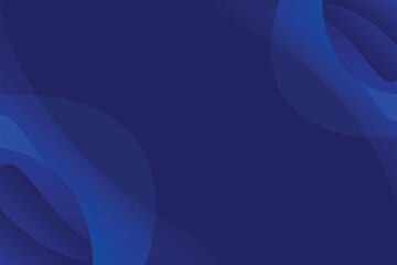 Abstract blue background with smooth waves