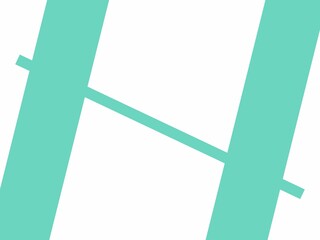 A English letter H background 