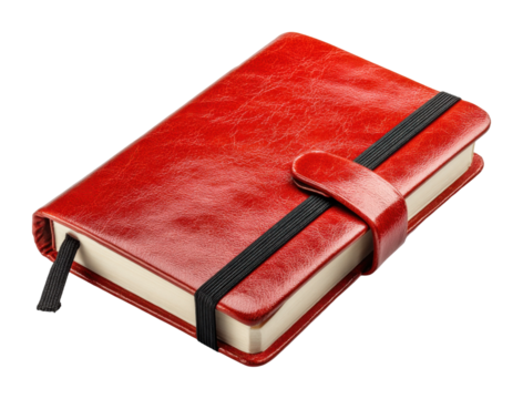 Creative writing journal home office artistic perspective isolated on transparent background