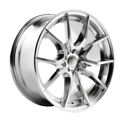 Obraz premium Dynamic car wheel showcase automotive exposition collection industrial view design innovation isolated on transparent background