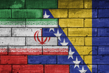 Colourful Painted Big National Flag