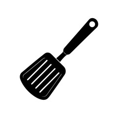 Vector illustration of Griddle Spatula silhouette