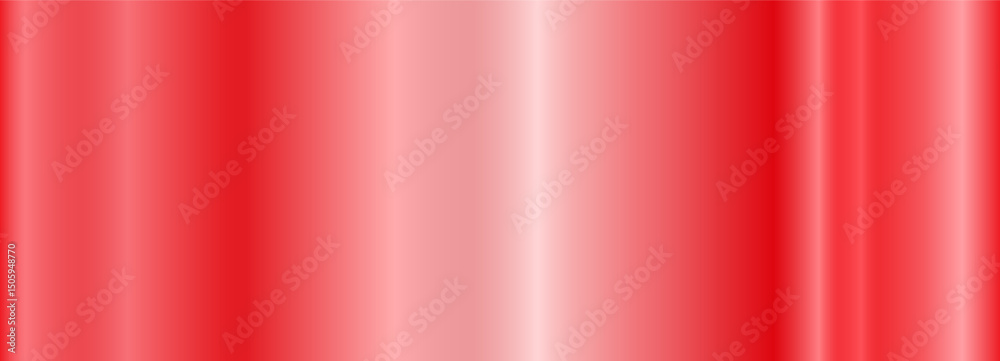 Poster Red metallic gradient with highlights. A pattern with a shiny metallic gradient. The texture of the smooth foil. Vector EPS 10.