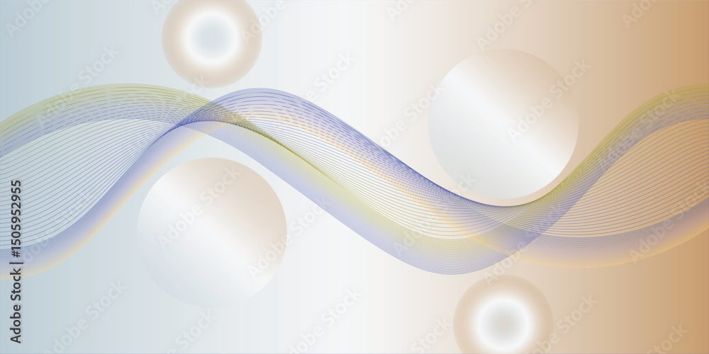 Leinwandbilder Abstract flowing wave lines. Design element for technology, science, modern concept.vector eps 10
Abstract colorful flow wave design background vector

