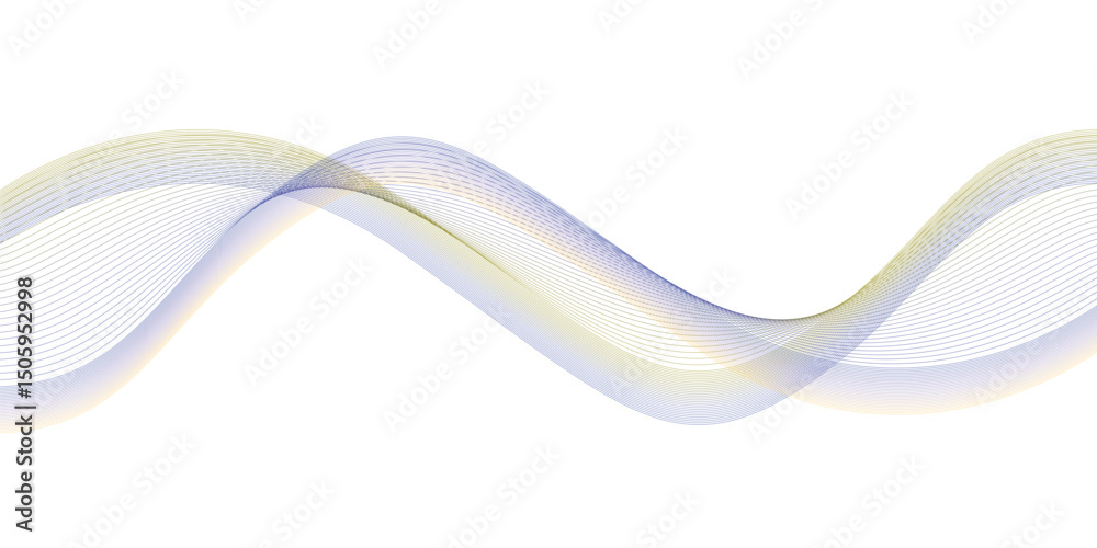 Leinwandbilder Abstract flowing wave lines. Design element for technology, science, modern concept.vector eps 10
Abstract colorful flow wave design background vector
