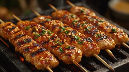 meat on the grill