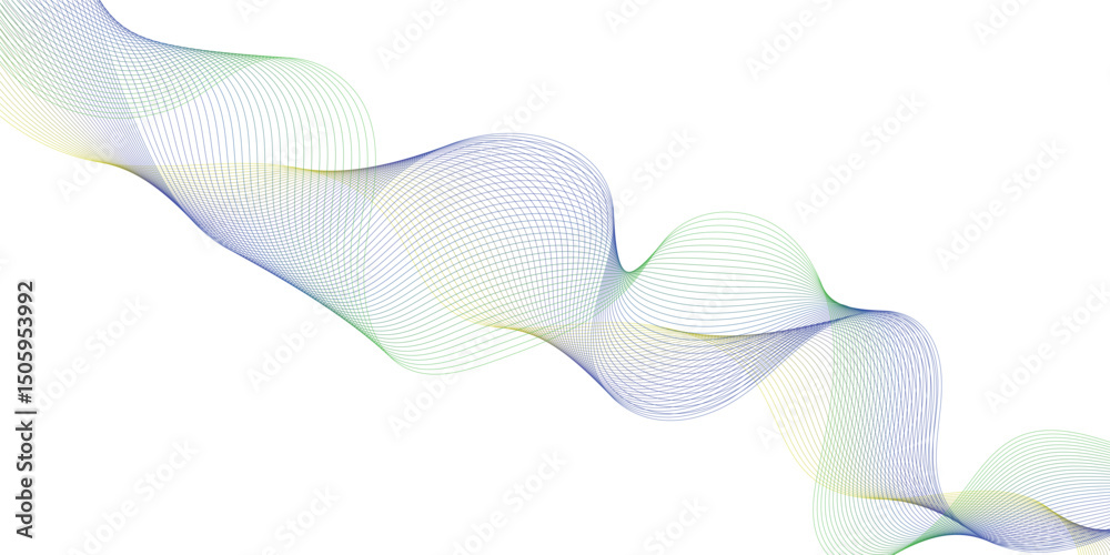 Leinwandbilder Abstract flowing wave lines. Design element for technology, science, modern concept.vector eps 10
Abstract colorful flow wave design background vector
