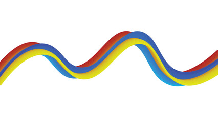 full colouw wave geometry background