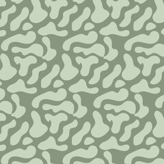 Green duck hunter camouflage seamless pattern 