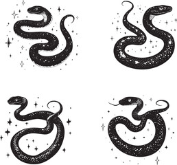 Obraz premium Snake SVG Bundle