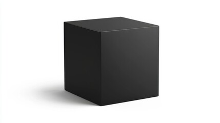 Fototapeta premium a black box on a white background