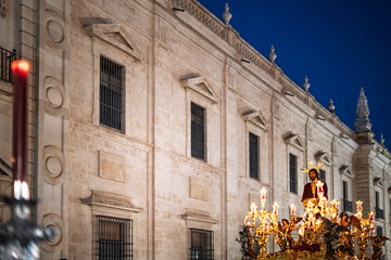 Paso of Nuestro Padre Jesus Cautivo during Holy Week in Seville