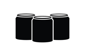 beverage-cans-silhuette---vector-art-illustriton-w.eps