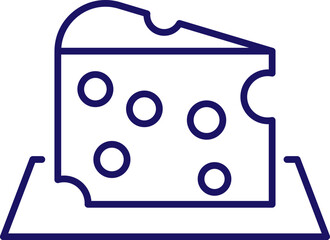 Cheese Outline Picture for Graphic and Web Design, Apps, Adverts, Various Cards
