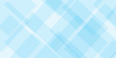 Modern Abstract Blue background design with layers of textured white transparent material, Minimal geometric white light background triangle blue technology vector. Abstract graphic Banner design.