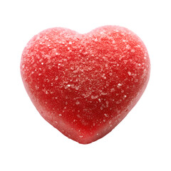 Fototapeta premium Sweetheart sugar delight in heart-shaped perfection