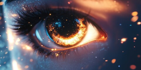 Close-up of human eye