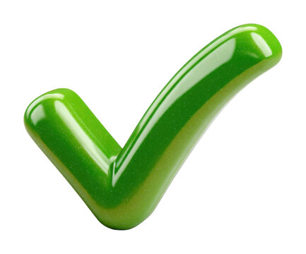 Celebrating environmental progress green checkmark symbolizing sustainability digital design abstract isolated on transparent background