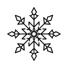 snowflake vector illustration