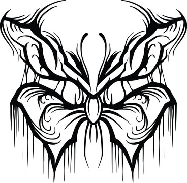 Butterfly Ornament Decal Artwork