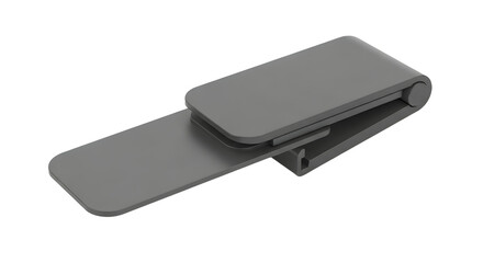 Fototapeta premium Gray clip on white background