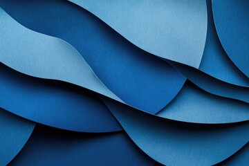 Blue Paper Background Close Up