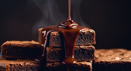 chocolate cake with chocolate