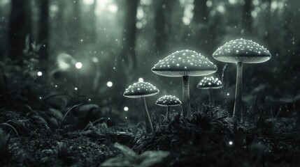 Fototapeta premium Forest Mushrooms