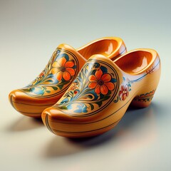 dutch wooden shoes cartoon 