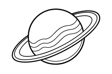 planet line art design