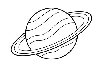 planet line art design