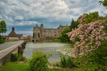 Obraz premium Schloss Hämelschenburg im Weserbergland