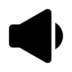 Speaker symbolizing unmute icon perfect for media player interface.
