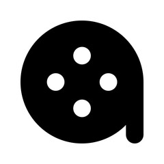 Film Strip symbolizing video icon perfect for media content display.