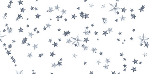 Decorative Falling Confetti and Sparkling Silver Glitter Frame with Transparent Background for Invitations and Celebrations. Falling Silver Glitter Confetti and Dust Particles Isolated on Transparent 