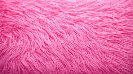 Fototapeta premium Pink Fluffy Texture Background - Soft pink fur texture, perfect for backgrounds, websites, or design projects. Luxurious and plush feel