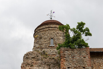 Fototapeta premium A tower on Colchester Castle, Essex, United Kingdom