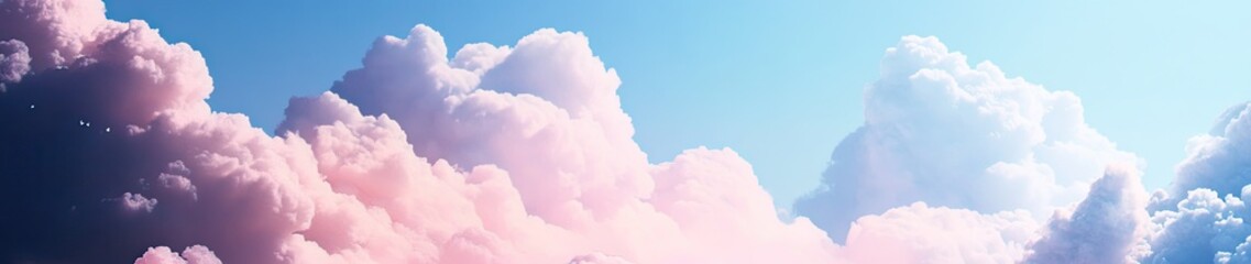 Fototapeta premium Pastel cloudscape (1)