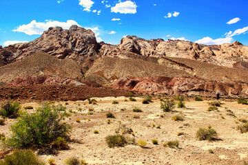 Fototapeta premium Spring on the San Rafael Reef from the Viewpoint on Interstate 70 in Central Utah.
