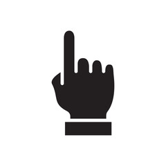 Obraz premium Gestures Of Human Hands, Pointing Towards The Top Icon In Trendy Design Vector Eps 10